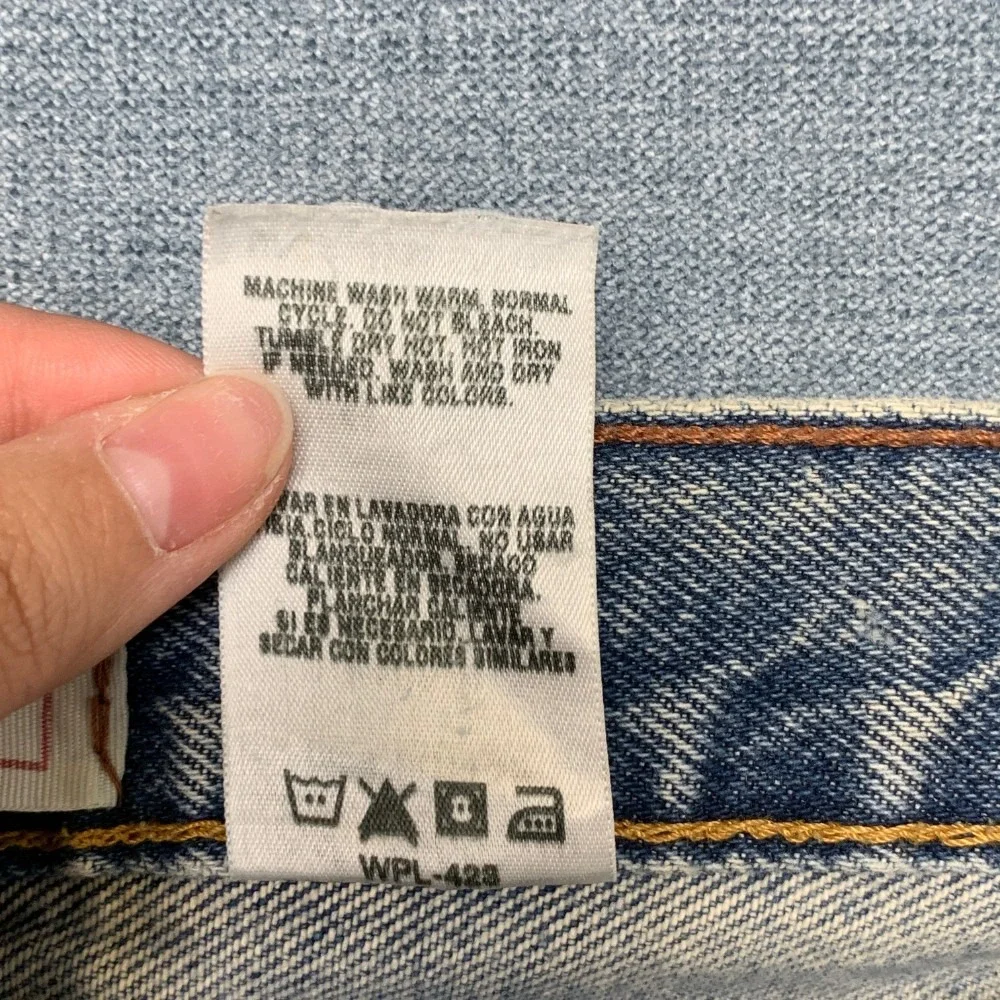 Vintage Levi Strauss Signature Jeans Mens 38x32 Blue Denim Cotton Regular Fit